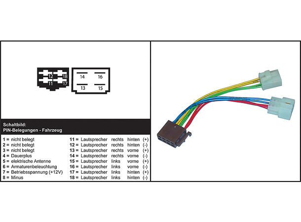 ISO-adapter Suzuki eldre modeller 